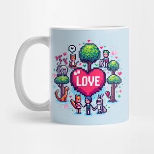 Love Pixel Mug